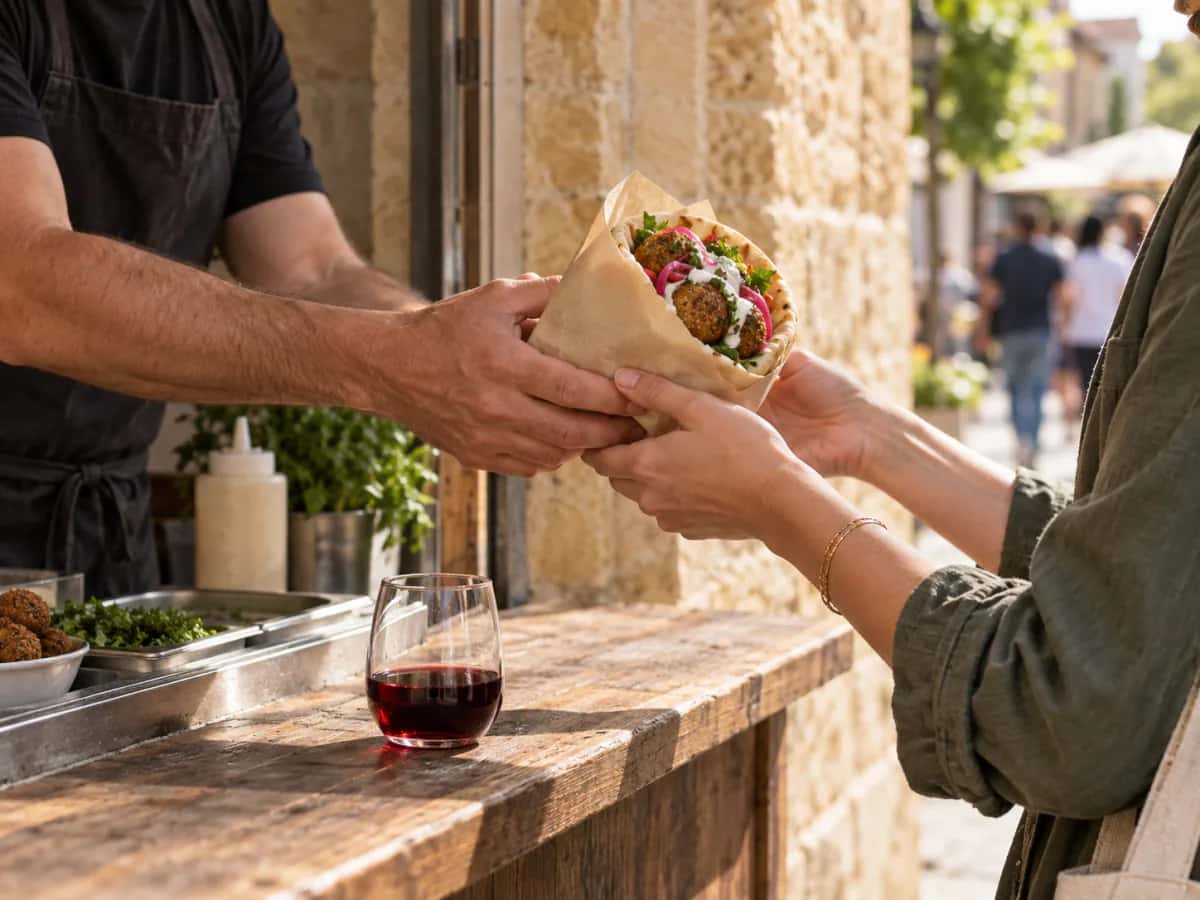 Beaujolais wine shakes up the street food game