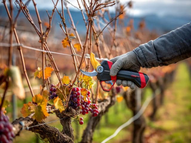 The vineyard’s best upgrade? Switching to electric pruners
